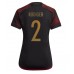 Billige Tyskland Antonio Rudiger #2 Udebane Fodboldtrøjer Dame VM 2022 Kortærmet